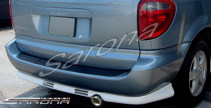 Custom Dodge Caravan Rear Add-on  Mini Van Rear Lip/Diffuser (2001 - 2006) - $390.00 (Part #DG-003-RA)